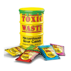 Toxic Waste Yellow Sour Candy Drum 42 gr.