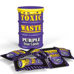 Toxic Waste Purple Sour Candy Drum 42 gr.