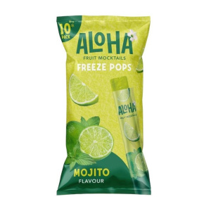 Aloha Mocktail Mojito Freeze Pops 10-Pack