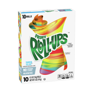 Fruit Roll-Ups Tropical Tie Dye 141 gr.