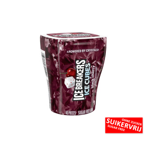 Ice Breakers – Ice Cubes Black Cherry Gum 40 pcs / 92 gr.