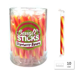 Swigle Sticks Banana Strawberry 10 gr.