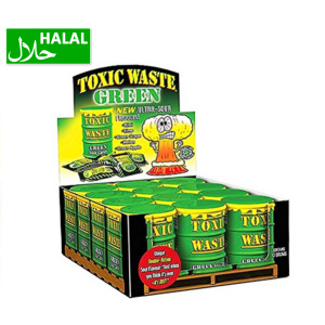 Toxic Waste Green Sour Candy Drum 42 gr.