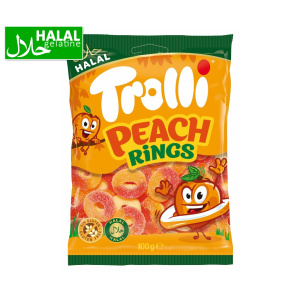 Trolli Peach Rings Halal 100 gr.